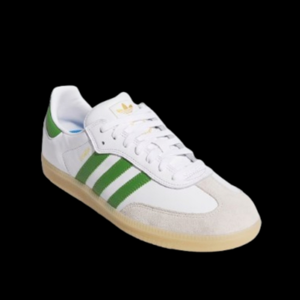 Adidas Samba Womens Size 7.5/Mens 6.5 White Crew Green Gum Brown